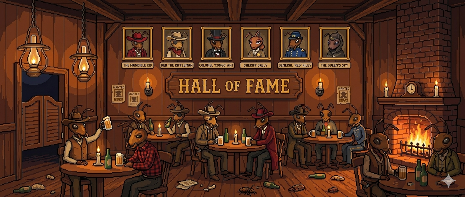 LilyLabs Wall of Fame saloon scene